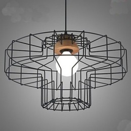 Enkelvoudige ijzeren kroonluchter kroonluchter retro mesh