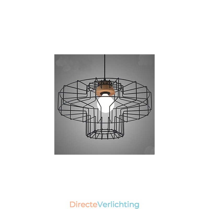 Enkelvoudige ijzeren kroonluchter kroonluchter retro mesh