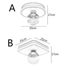 Plafondlamp voor inbouw in woondecoratie