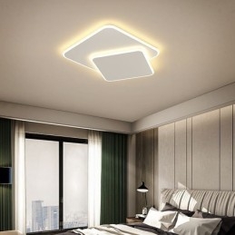 Inbouw dubbele vierkante plafondlamp