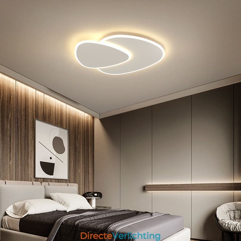 Plafondverlichting met dubbele driehoek