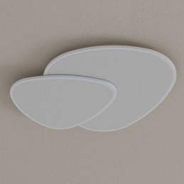 Plafondverlichting met dubbele driehoek
