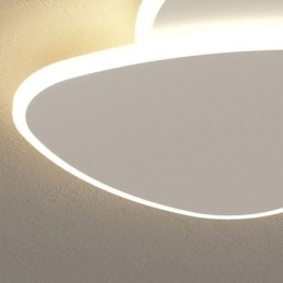 Plafondverlichting met dubbele driehoek