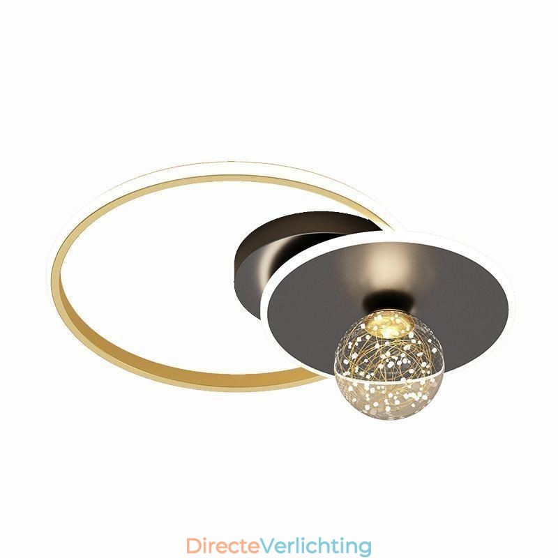 Minimalistische plafondlamp voor inbouw in woondecoratie