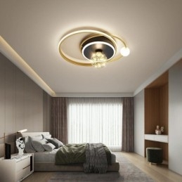 Minimalistische plafondlamp voor inbouw in woondecoratie