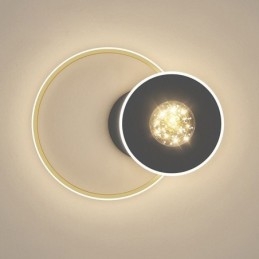 Minimalistische plafondlamp voor inbouw in woondecoratie