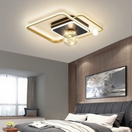 Moderne plafondlamp voor inbouw in woondecoratie