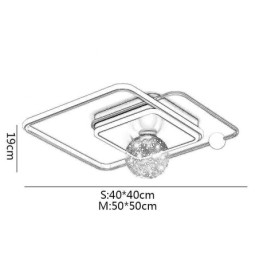 Moderne plafondlamp voor inbouw in woondecoratie