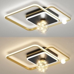 Moderne plafondlamp voor inbouw in woondecoratie