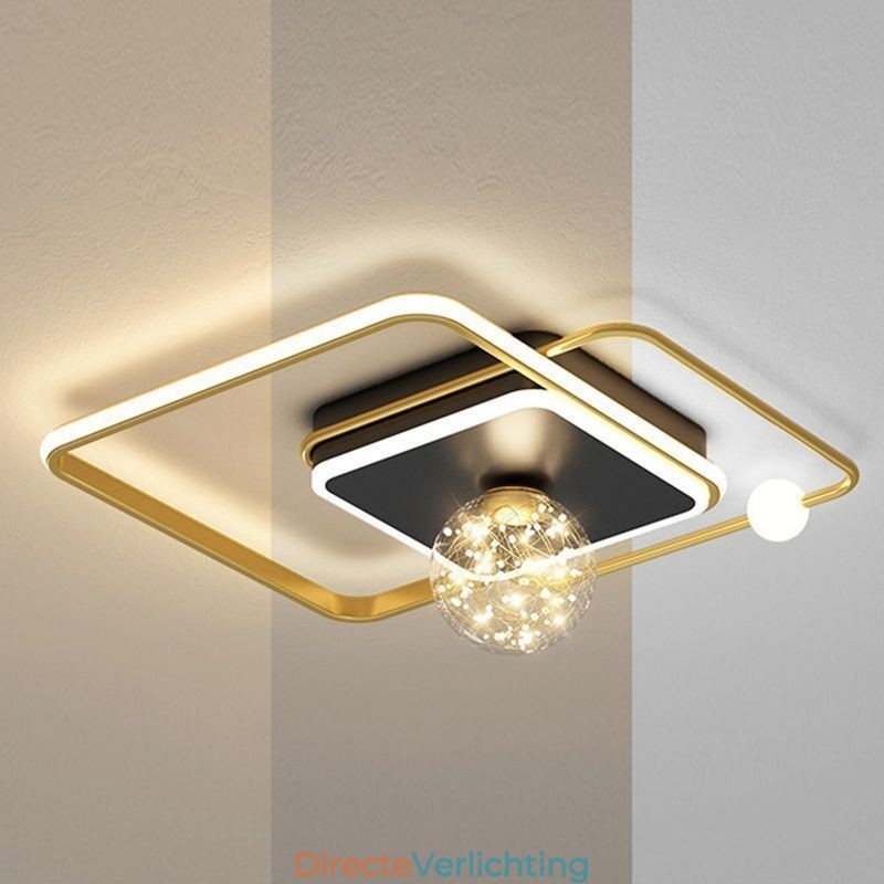 Moderne plafondlamp voor inbouw in woondecoratie