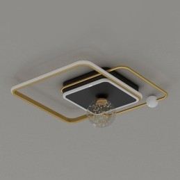 Moderne plafondlamp voor inbouw in woondecoratie