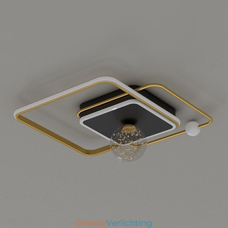 Moderne plafondlamp voor inbouw in woondecoratie