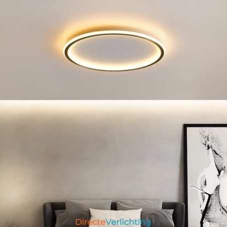 Plafondlamp met ronde montage, driekleurige dimfunctie Plafondlamp met ronde montage, driekleurige dimfunctie