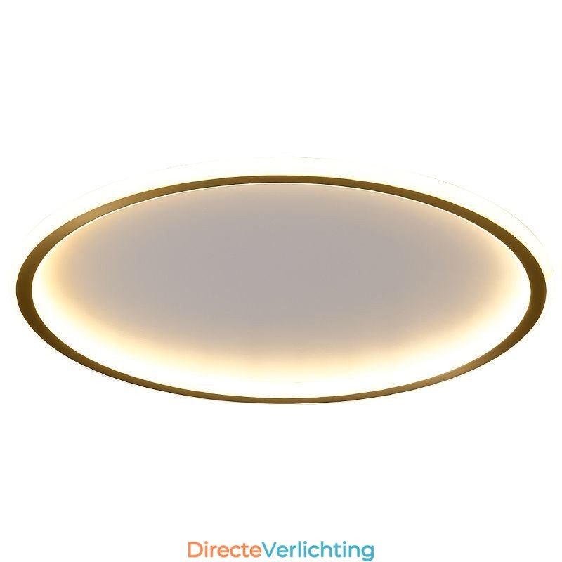 Plafondlamp met ronde montage, driekleurige dimfunctie