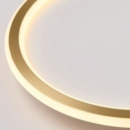 Plafondlamp met ronde montage, driekleurige dimfunctie