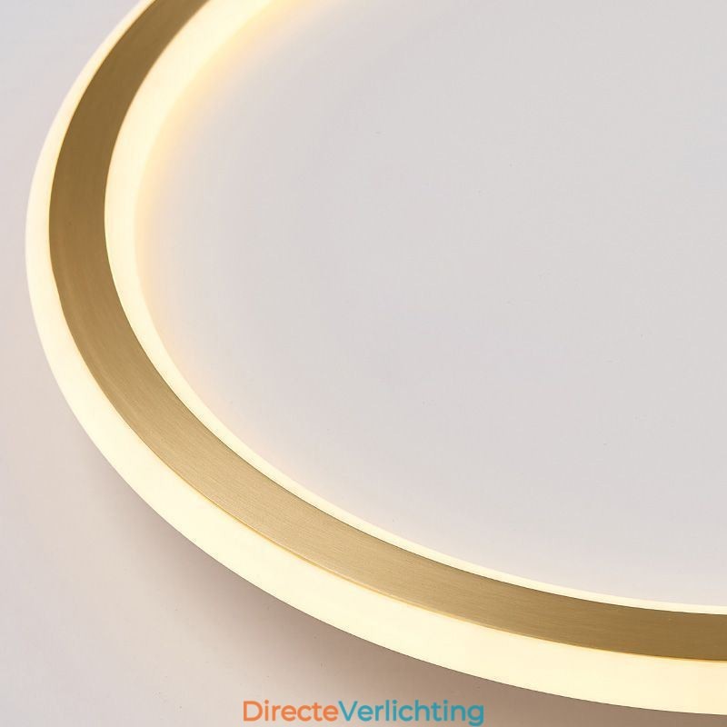 Plafondlamp met ronde montage, driekleurige dimfunctie