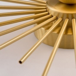 Moderne 1-lichts plafondlamp in de vorm van een bolvormige plafondlamp