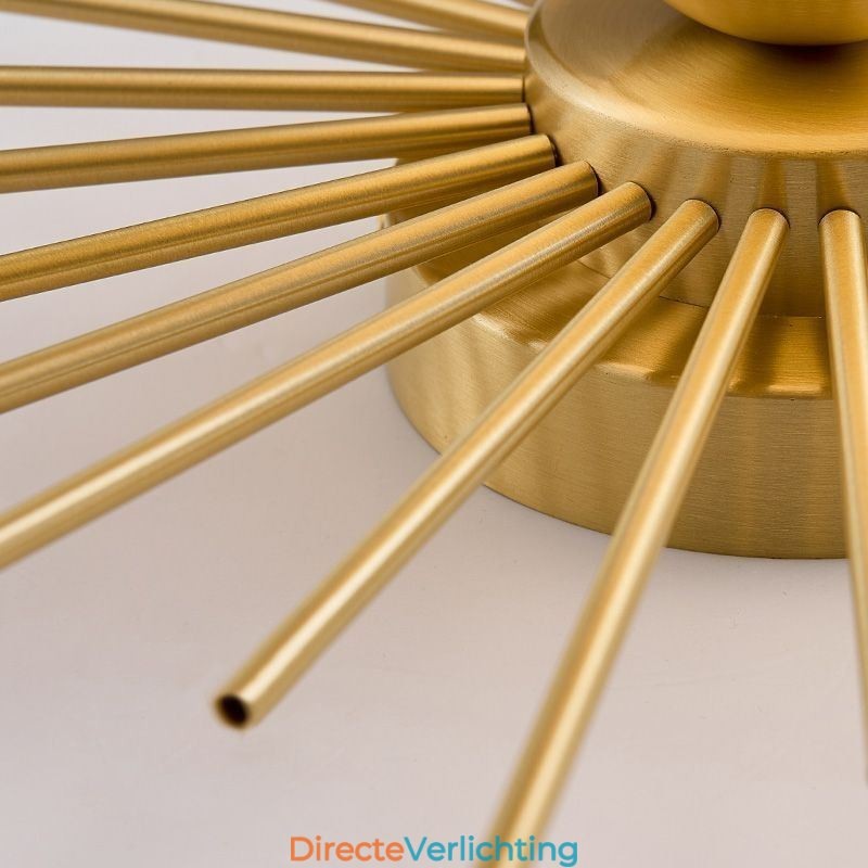 Moderne 1-lichts plafondlamp in de vorm van een bolvormige plafondlamp