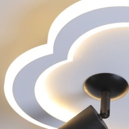 Plafondlamp in de vorm van een bloem van acryl in de vorm van een plafondlamp