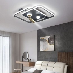 Vierkante plafondlamp van acryl, inbouwspot
