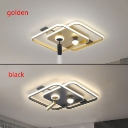 Vierkante plafondlamp van acryl, inbouwspot