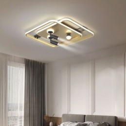 Vierkante plafondlamp van acryl, inbouwspot
