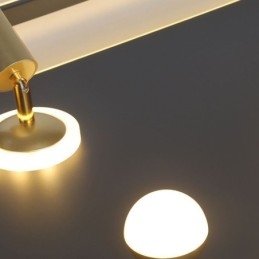 Vierkante plafondlamp van acryl, inbouwspot