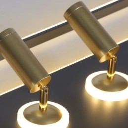 Vierkante plafondlamp van acryl, inbouwspot