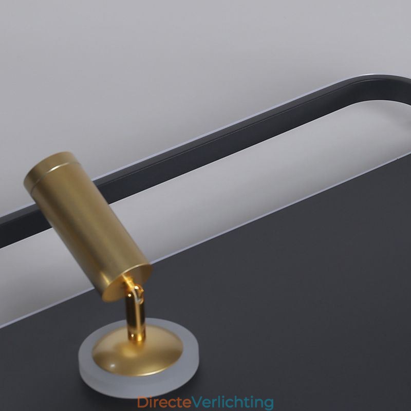 Vierkante plafondlamp van acryl, inbouwspot