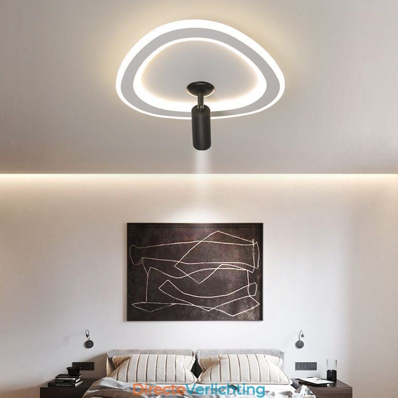 Plafondlamp Acryl Driehoek Inbouwspot