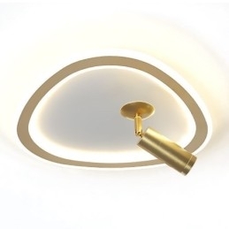Plafondlamp Acryl Driehoek Inbouwspot