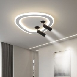 Plafondlamp Acryl Driehoek Inbouwspot