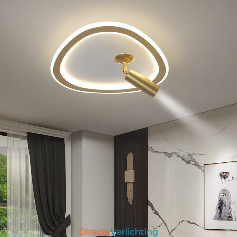 Plafondlamp Acryl Driehoek Inbouwspot