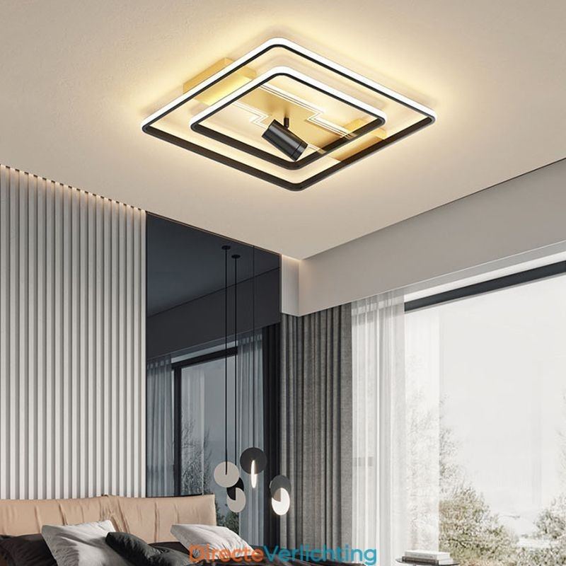 Geometrische plafondlamp van acryl inbouwspot