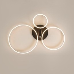 Plafondlamp Geborsteld Goud Halo Ring Verlichting Spotlight