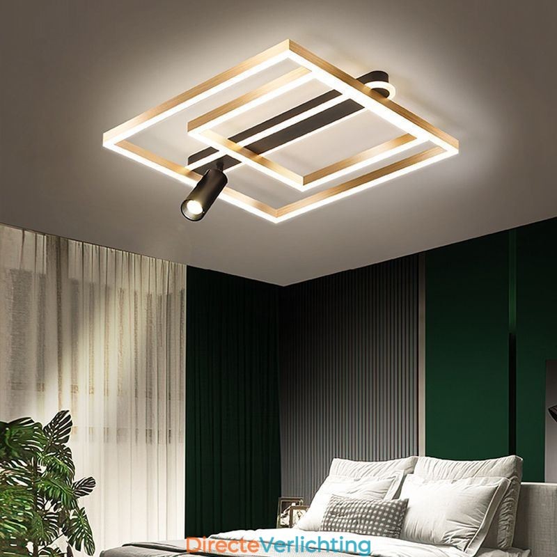 Minimalistische plafondlamp van acryl inbouwspot