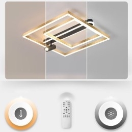 Minimalistische plafondlamp van acryl inbouwspot