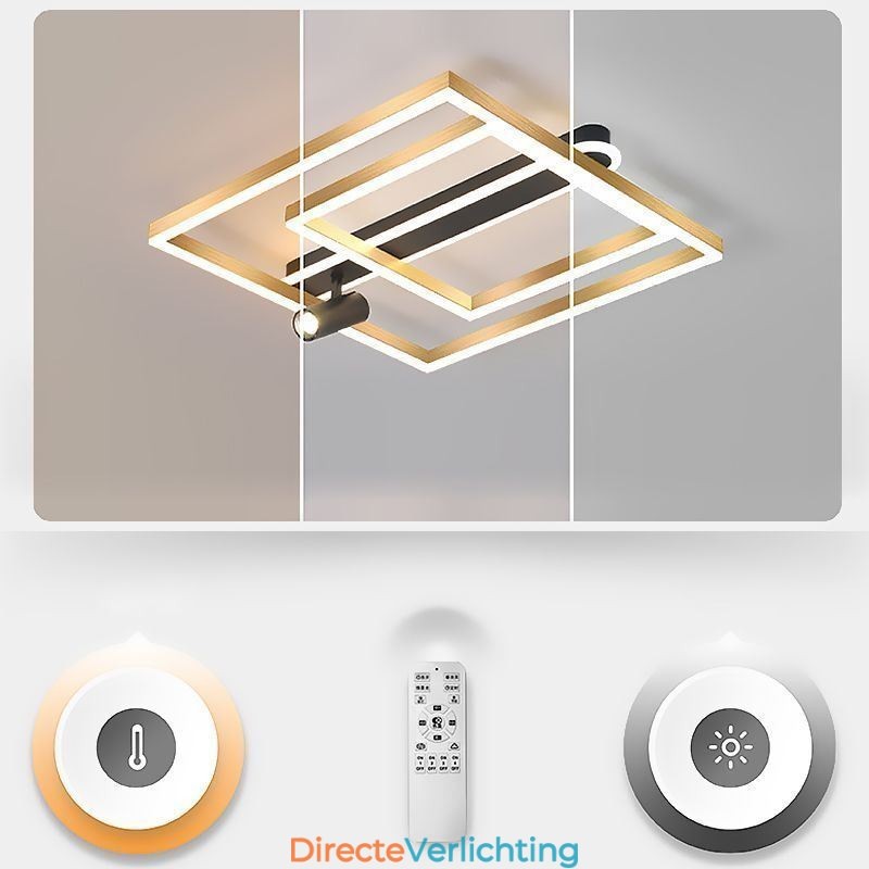 Minimalistische plafondlamp van acryl inbouwspot
