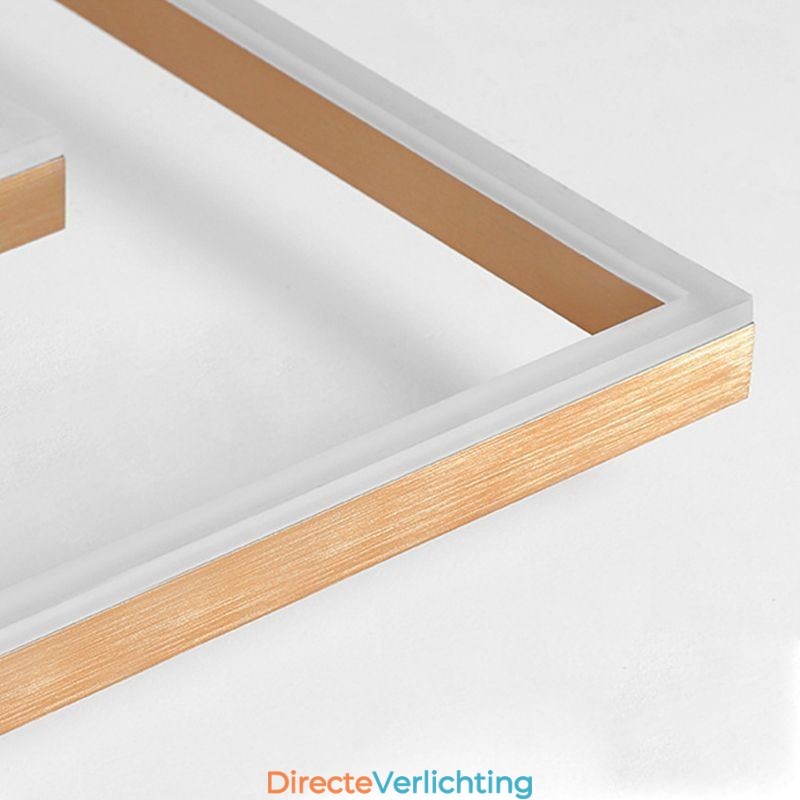 Minimalistische plafondlamp van acryl inbouwspot