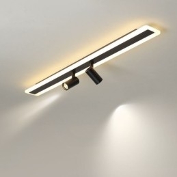 Lineaire plafondlamp van acryl inbouwspot