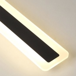 Lineaire plafondlamp van acryl inbouwspot