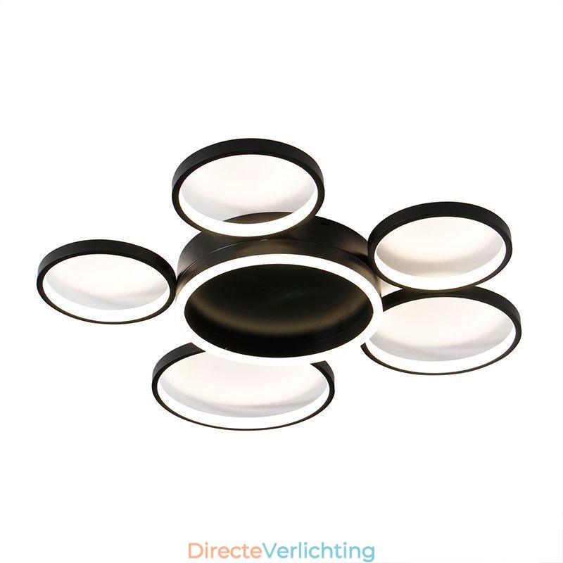 6 Ring Acryl Inbouw Moderne Plafondlamp