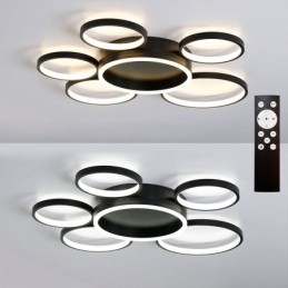 6 Ring Acryl Inbouw Moderne Plafondlamp