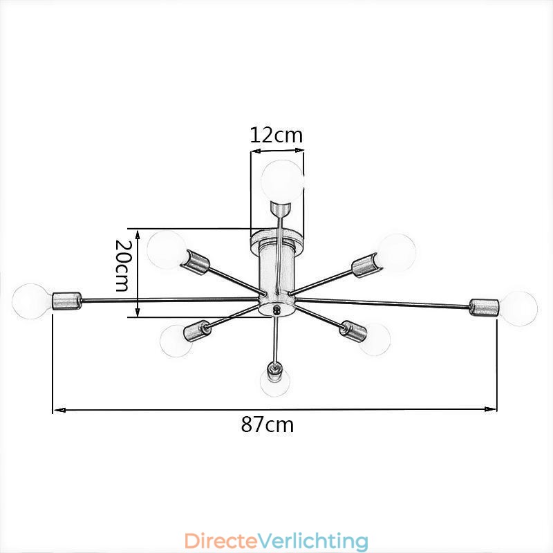 Magic Bean Flush Mount Plafondlamp Decoratieve Verlichtingsarmatuur