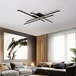 Lineaire plafondlamp met vlakke montage Eenvoudige acrylverlichting