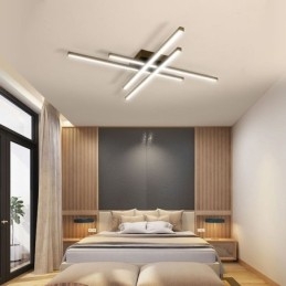 Lineaire plafondlamp met vlakke montage Eenvoudige acrylverlichting