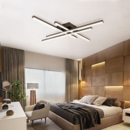 Lineaire plafondlamp met vlakke montage Eenvoudige acrylverlichting