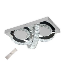 Semi Ring Plafondlamp met Kristallen Montage