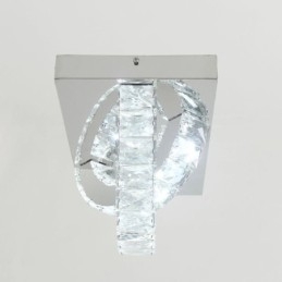 Semi Ring Plafondlamp met Kristallen Montage