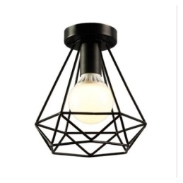 Plafondlamp in diamantvorm